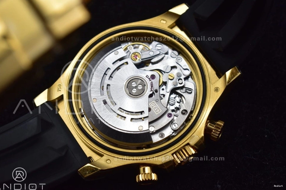 on YG Daytona BTF SA Edition Rubber Oysterflex 766 Dial Best 1:1 Black Original 116518 Strap 0825